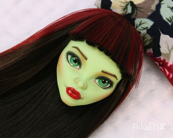 Monster High Custom Repaint Art doll OOAK Venus McFlytrap/Only the Head!