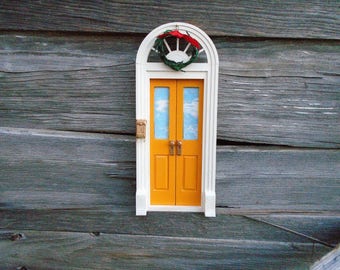 Yellow Colonial Fairy Door
