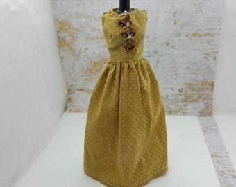 Barbie Gown fashions Outfit 11 inch doll Swiss Dot Hand made