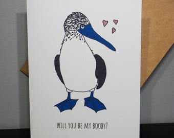 Blue Footed Booby Valentine