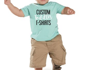 Custom Toddler Fine T‑Shirt printing / Custom t-shirt toddler / Apparel design & printing / Soft fabric / Graphic tees / Toddler sizes