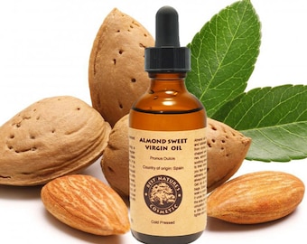 Reduce dark circles and under eyes bags with Virgin Almond oil (organic, cold pressed, unrefined)