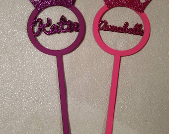 personalised crown wand