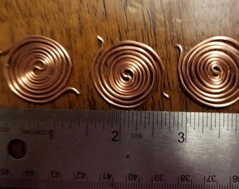 SBB coil, orgone generator, copper coil, orgonite,Copper Triskelion, Heddeka, triple spiral