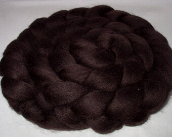 Merino wool roving, roving wool, spinning fiber, felting wool, wool roving, doll hair,wool dreads,unspun wool,20 mic,MOCHA BROWN,3.5oz, 100g