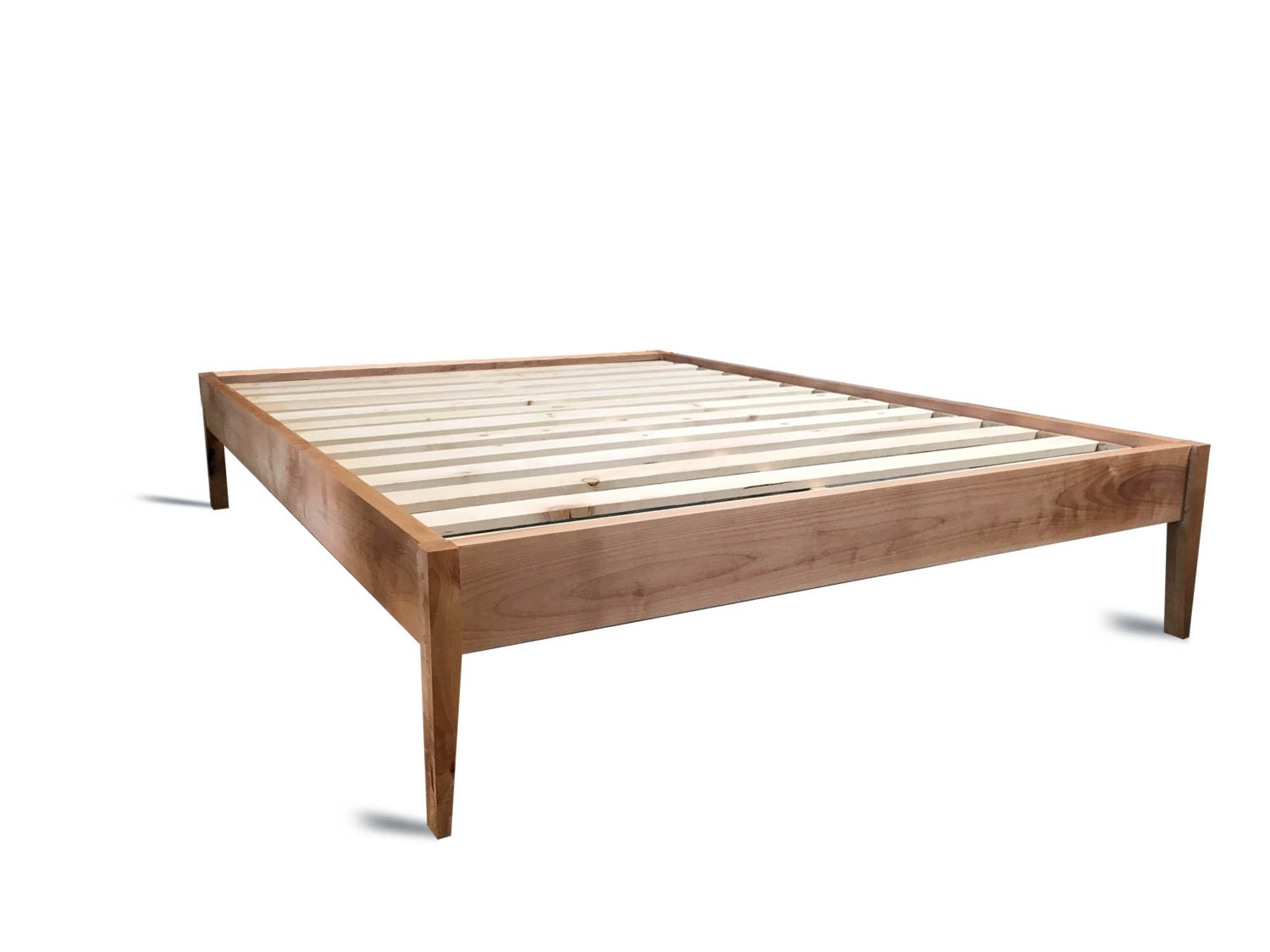 ðzoom. Platform Bed Frame Simple Wood Bed With Sleek Tapered Legs ðzoom. platform bed frame simple wood bed with sleek tapered legs