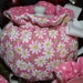 Pink and White Daisy Polka dot Tea Cozy - Lrg - Fits 5 - 6 cup Teapot