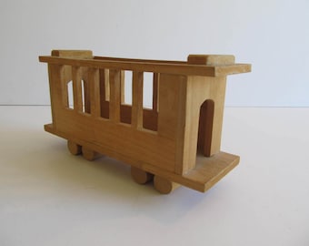 Wooden Train, Wooden Train Caboose, Caboose, Trains, Toys, Wooden Toys, Train Cars, Vintage Caboose, Vintage Trains Vintage Toys Wooden Toys
