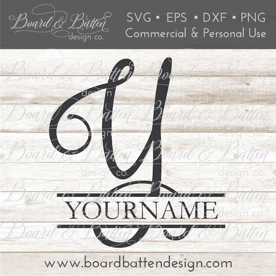 Download Letter Y Monogram SVG Split Initial svg split monogram Y