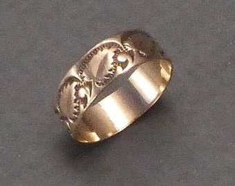 14K baby decorated keeper ring size 1 #3