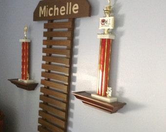 Martial Arts Display for 11 Belts & choice of 9 colors NOW IN HONEYCOMB