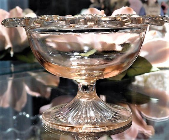 RARE Old Colony / Sherbet / Pink Depression Glass / QTY 3