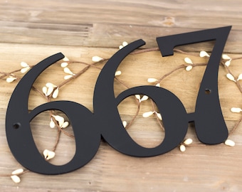 Custom Metal House Number | Address Sign | Address Plaque | House Numbers | Outdoor House Number | Custom Metal Sign | 3 Digit Only