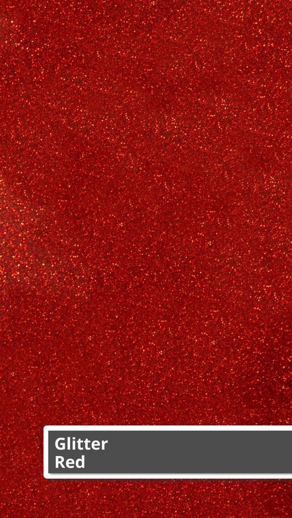 Red Siser Glitter HTV Red Glitter HTV Heat Transfer Vinyl