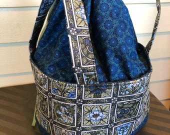 Sweater Project Bag, Sweater Bucket, Extra Large Knitting Bag, Yarn Storage Tote, Extra Large Drawstring Bag, Blanket Project Bag, Huge bag