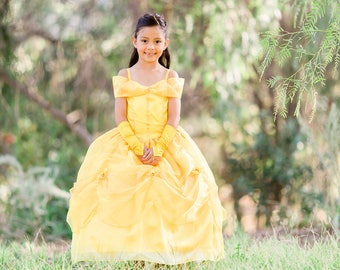 Belle inspired dress, belle dress , beauty and the beast, belle party, belle costume