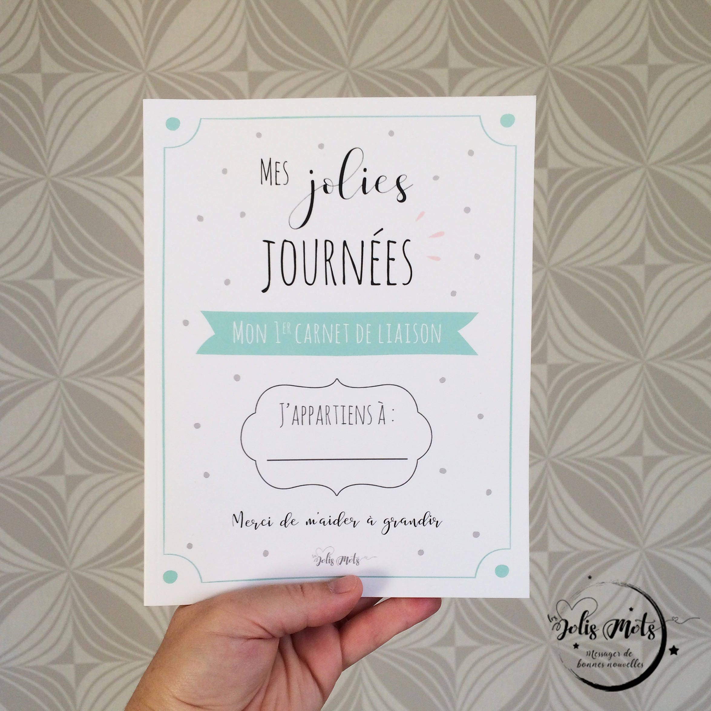 Cahier De Liaison Nounou Fait Maison Mes jolies journées Mon 1er cahier de liaison : nounou
