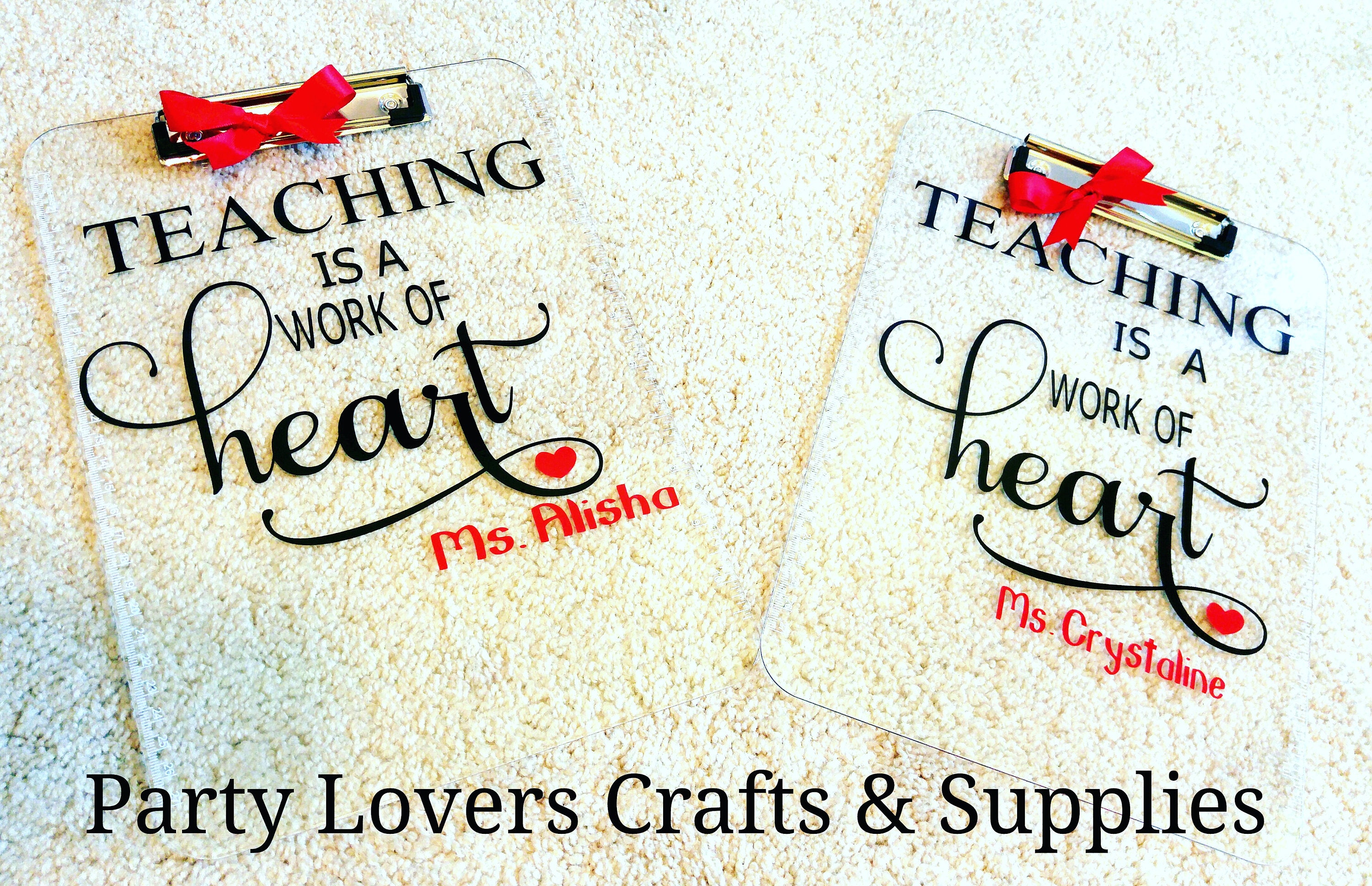 personalized clipboard for teacher teacher appreciation week
