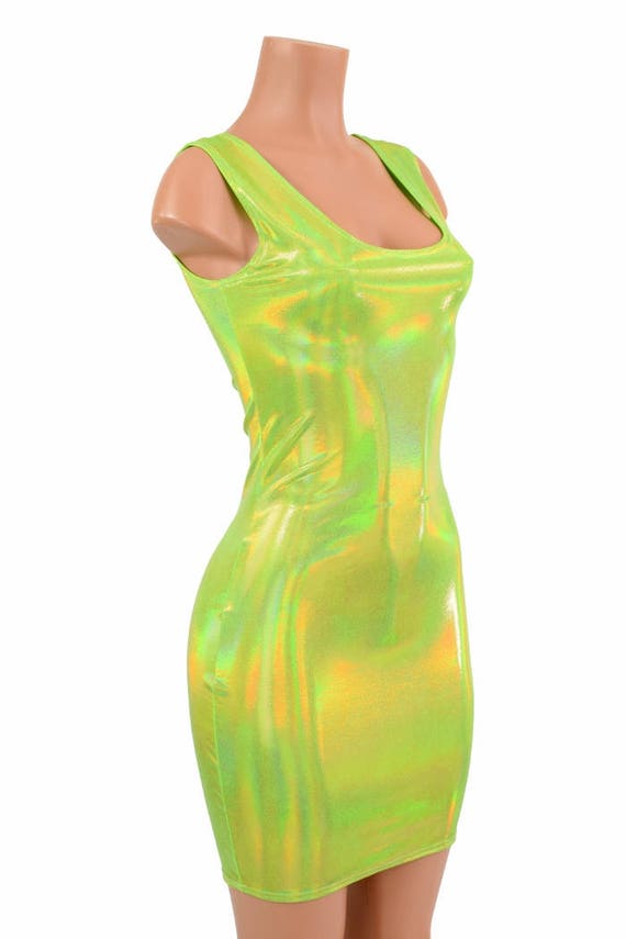 lime green bodycon