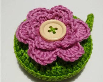 Crochet Flower Tape Measure