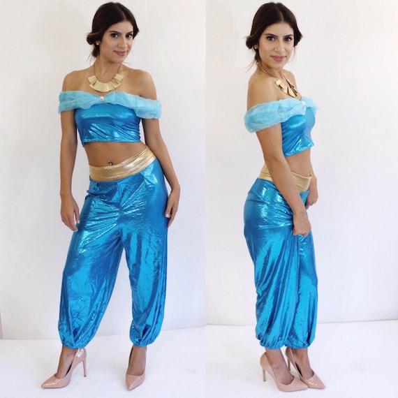 Princess jasmine cosplay costume with pants