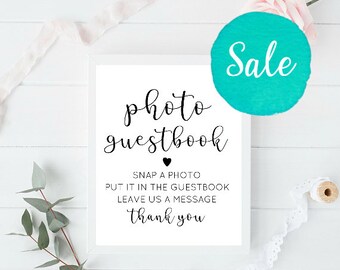 Photo Guestbook Sign, Photo Guestbook, Photo Guest Book, Photo Guest Book Sign, Guestbook Sign, Guest Book Sign, Wedding Signs, Rustic