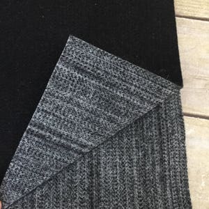 Cotton Black Batting Fabric Material --1/2 yard--60" Wide