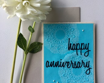Happy Anniversary Handmade Card
