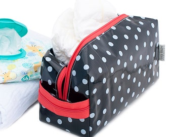 Oilcloth Toiletry Bag Cosmetic Case Large