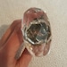 Crystal door knob for mortise lockset, vintage hardware