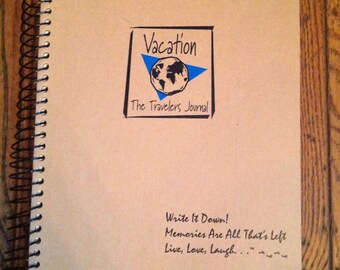 Vintage Vacation Travelers Journal