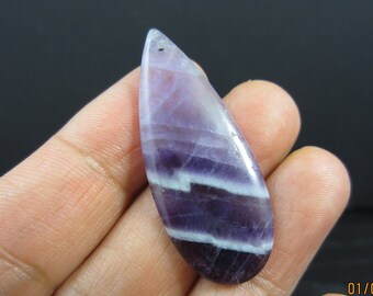 SALE Beautiful purple Amethyst pendant cabochon, Semiprecious stone g459
