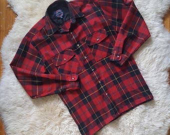 sz. L | Vintage Flannel Button Up Shirt