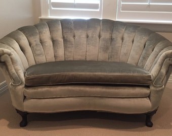 Antique Tufted Settee