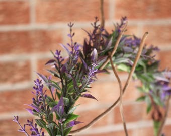 Lavender Flower Crown, thyme flower crown, wildflower crown, flower crown, whimsical crown, greenery crown, olive leaf crown, purple crown