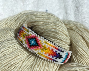 Native American beaded barrette