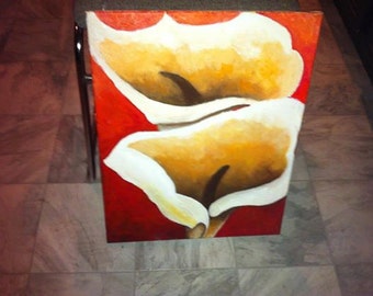 Bright Lilly still life painting