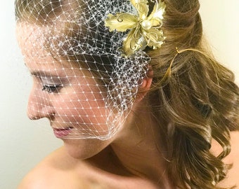 One-of-a-Kind Bird Cage Veil