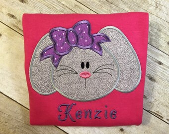 Easter Bunny with Bow-Children's T-Shirt