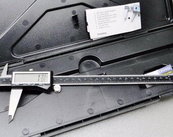 12" IGAGING Caliper Digital Electronic Precision Read 3 Way Large LCD EZ Cal (1.8FRE)