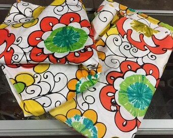 Vintage 60's/70's alexander henry print cotton fabric