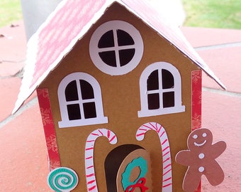 3D Christmas gingerbread house