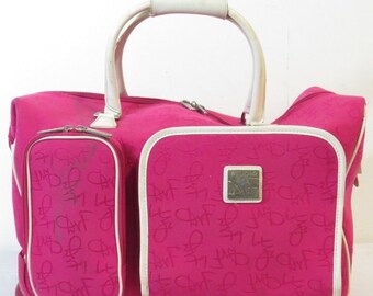 Diane Von Furstenberg Hot Pink Luggage Bag