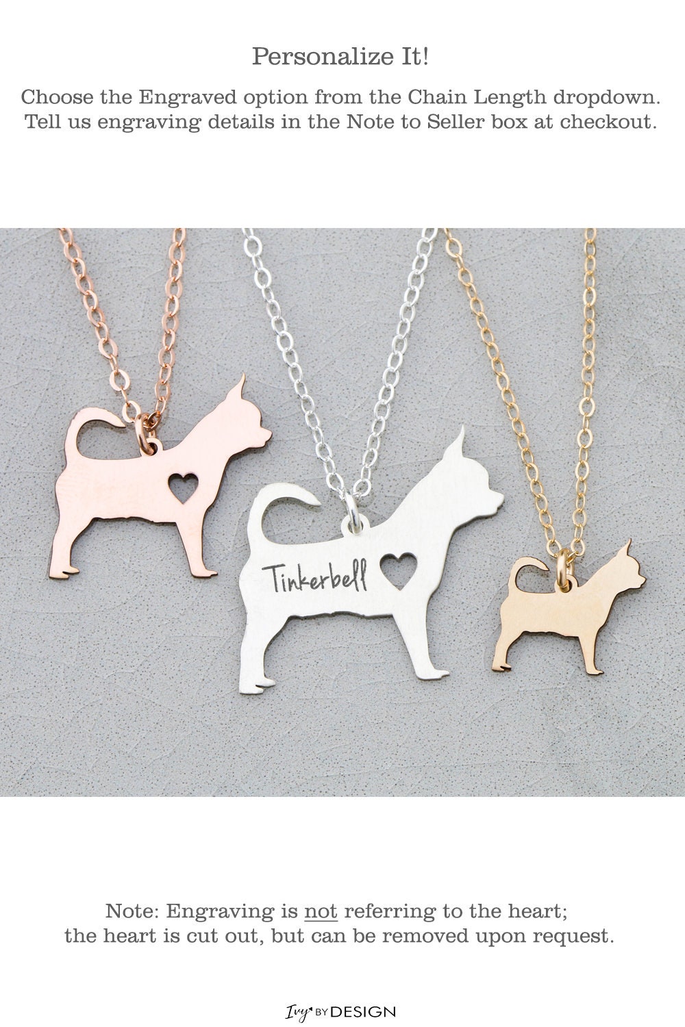 Chihuahua Necklace Teacup Dog Toy Dog Gift Chihuahua Pendant