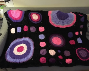 Circles in Squares Blanket