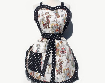 Catrinas Day of the Dead Apron