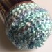 1 skein of Lion Brand Homespun yarn destash Waterfall