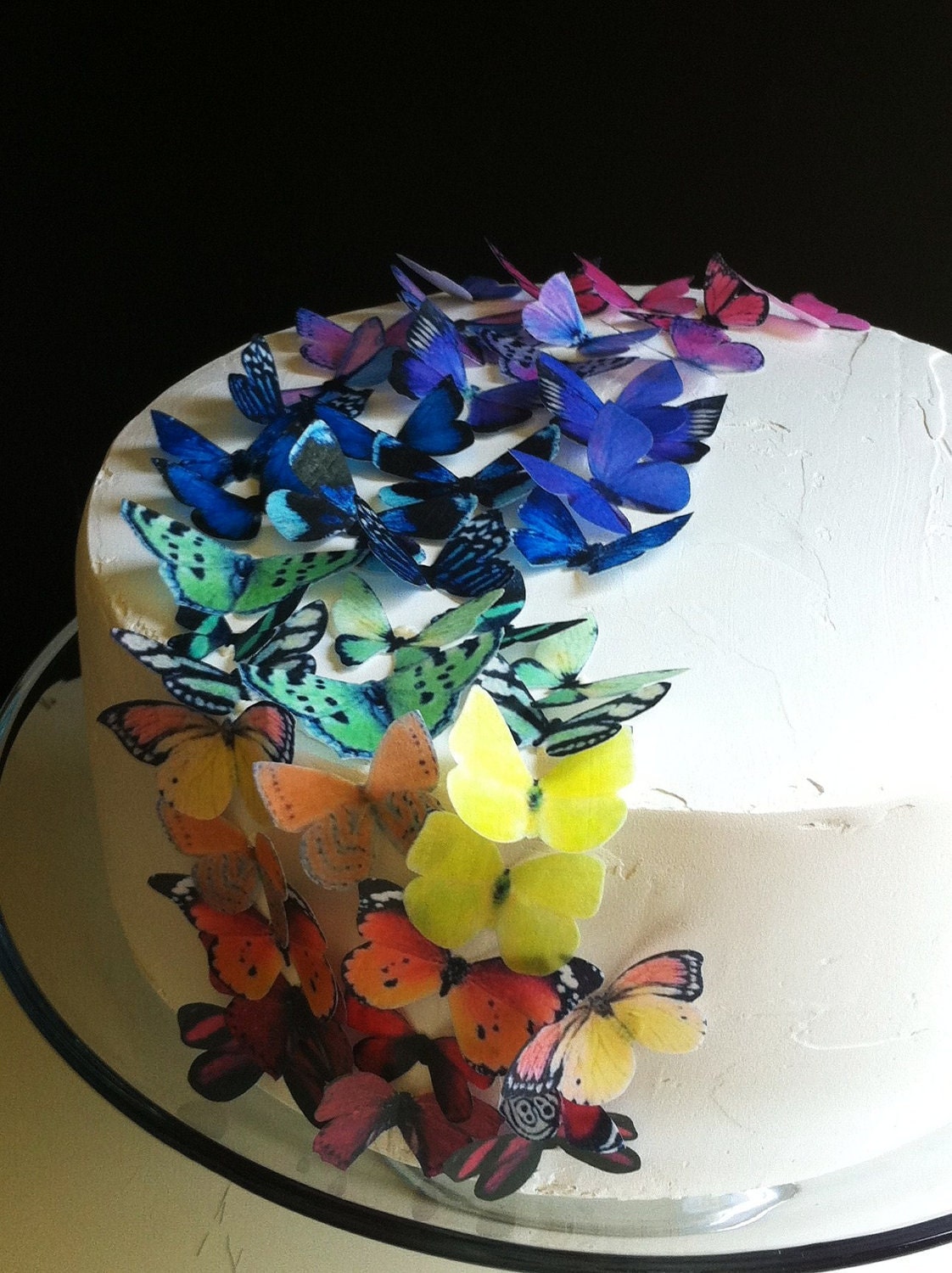 Wedding Cake Topper EDIBLE Butterflies The Original