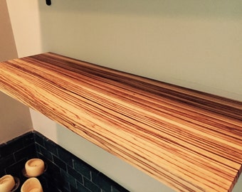 Shelf - Exotic Zebrawood
