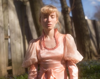 Vintage Gunne Sax Dress / Princess Dress / 70s Vintage Dress